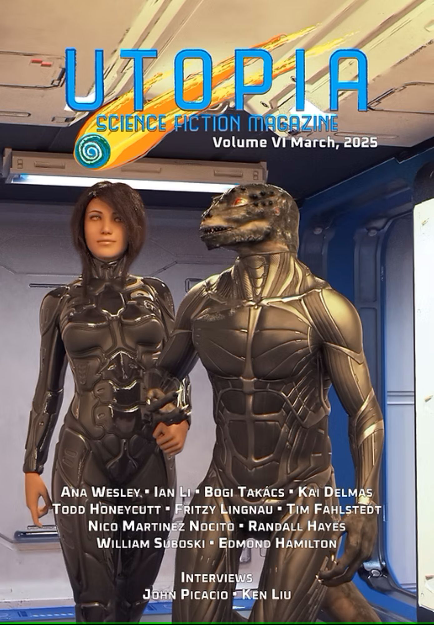Utopia Science Fiction March 2025 Cover
